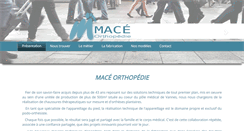 Desktop Screenshot of mace-orthopedie.com