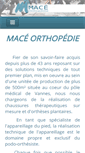 Mobile Screenshot of mace-orthopedie.com